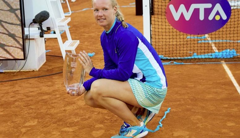 Kiki Bertens, Campeã do Madrid Open em 2019 (divulgação WTA Tennis)