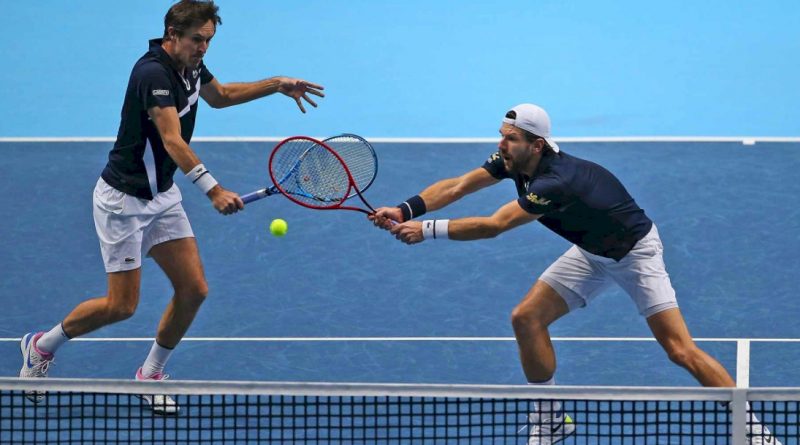 Jurgen Melzer (direita) e Edouard Roger-Vasselin (divulgação ATPTour)