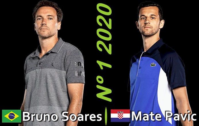 Bruno Soares e Mate Pavic - Equipe Nº 1 2020