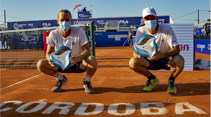 Rafael Matos (esquerda) e Felipe Meligeni (divulgação ATP Tour)