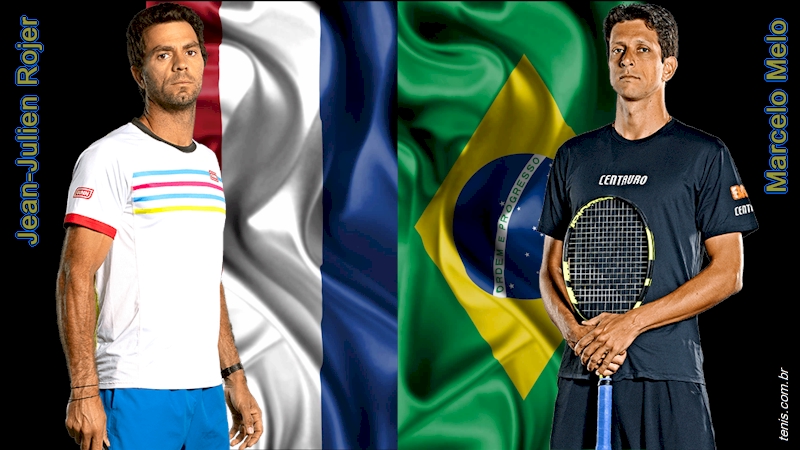 Jean-Julien Rojer (esq) e Marcelo Melo (arte: tenis.com.br)