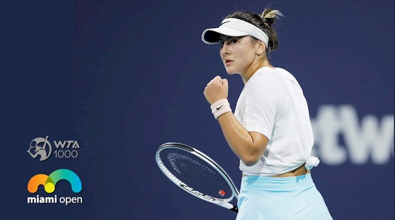 Bianca Andreescu (divulgação WTA Tennis)