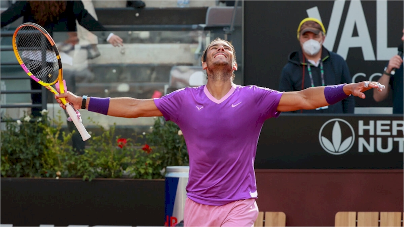 Rafael Nadal (divulgação Internazional BNL d'Italia)