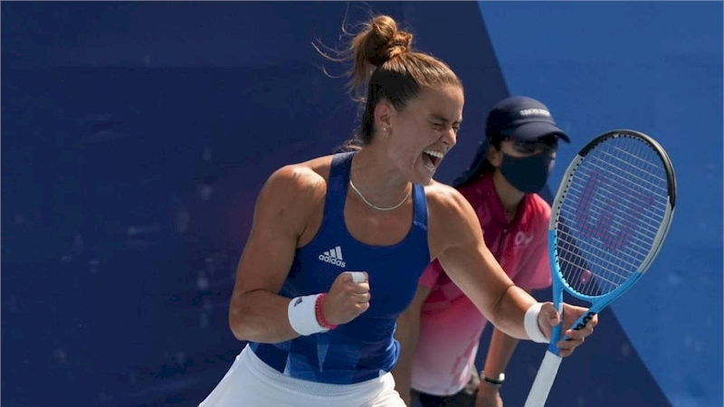 Maria Sakkari (reprodução Instagram)